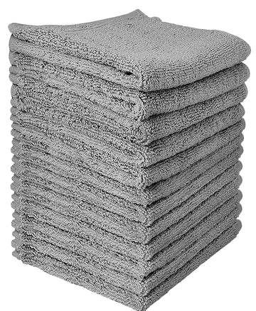 BHT 12-Pc Wash Cloth 100% Cotton 450 GSM